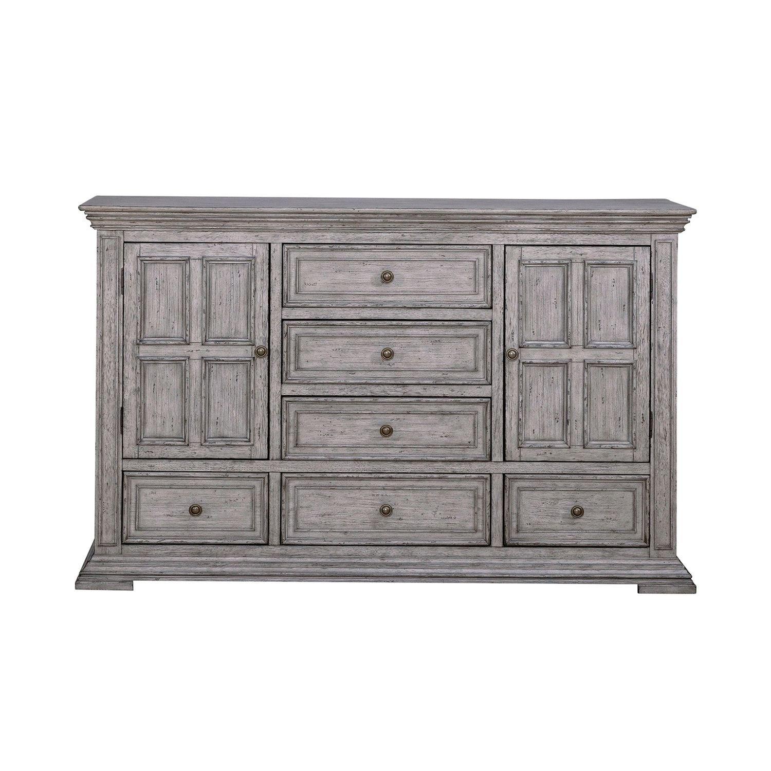 Big Valley 2 Door 6 Drawer Dresser image