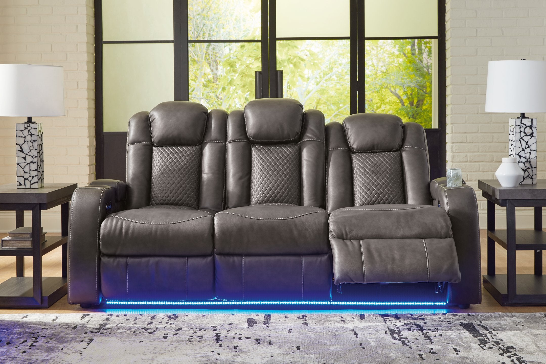 Fyne-Dyme Power Reclining Sofa - Luxury Home Furniture (MI)