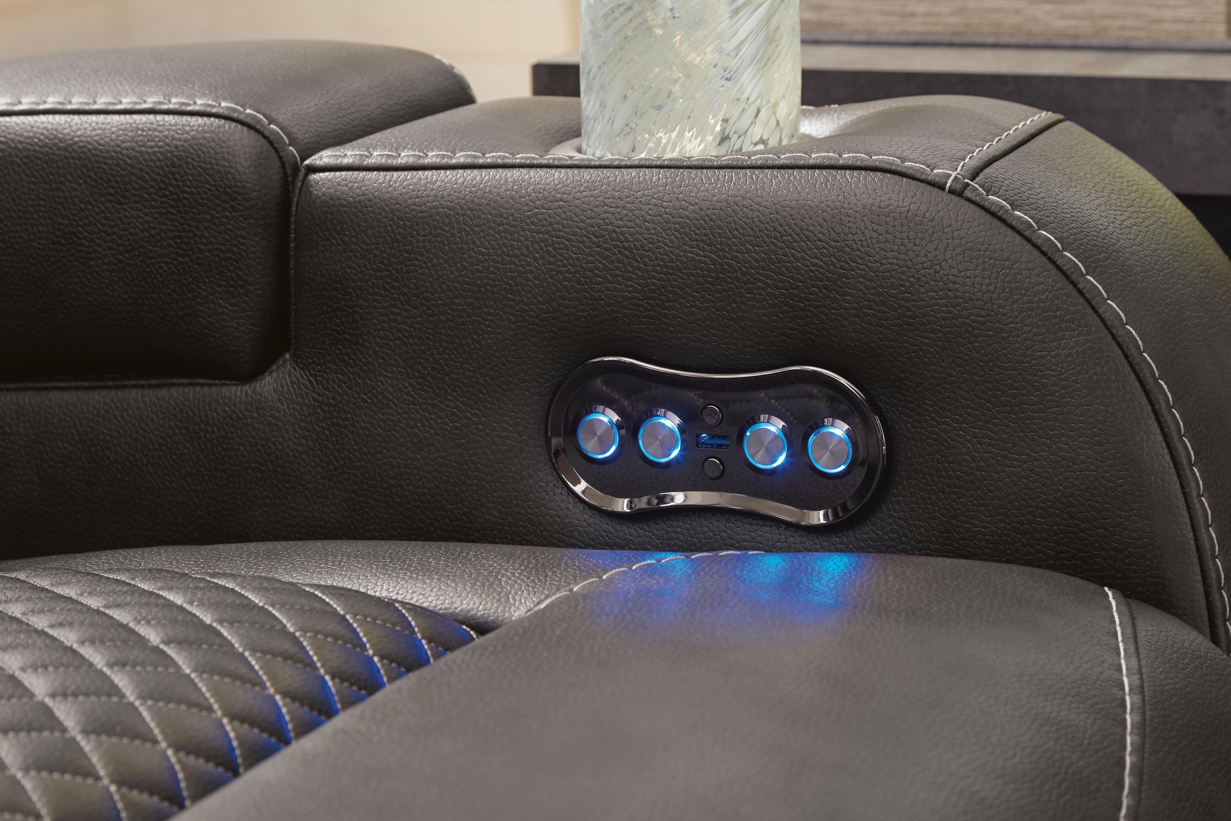 Fyne-Dyme Power Recliner - Luxury Home Furniture (MI)