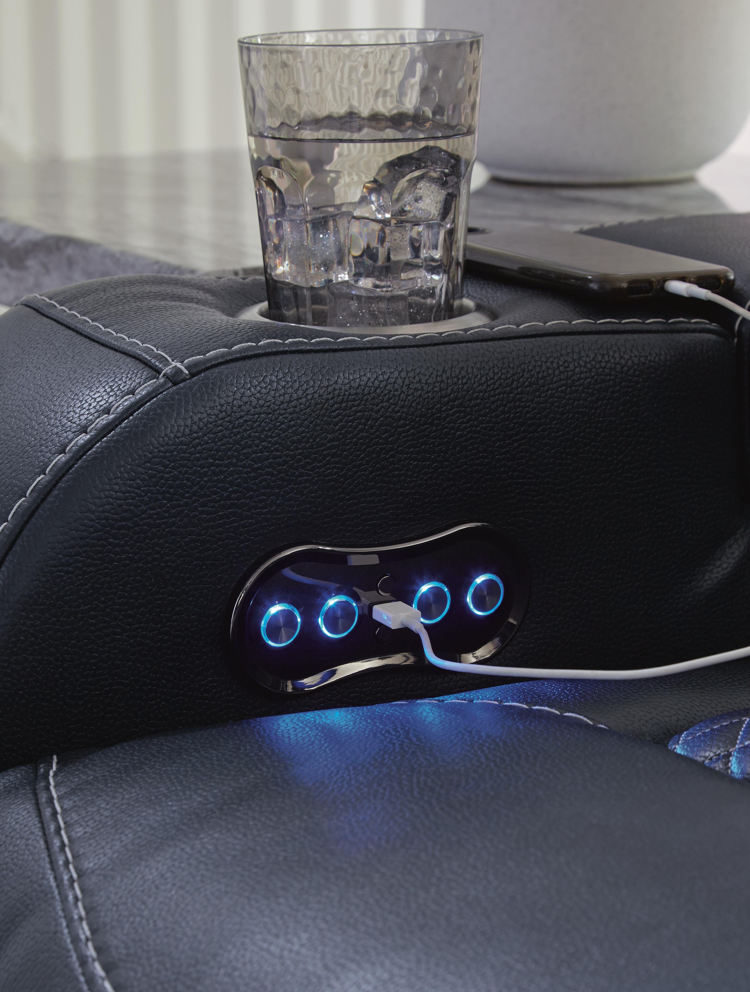 Fyne-Dyme Power Recliner - Luxury Home Furniture (MI)