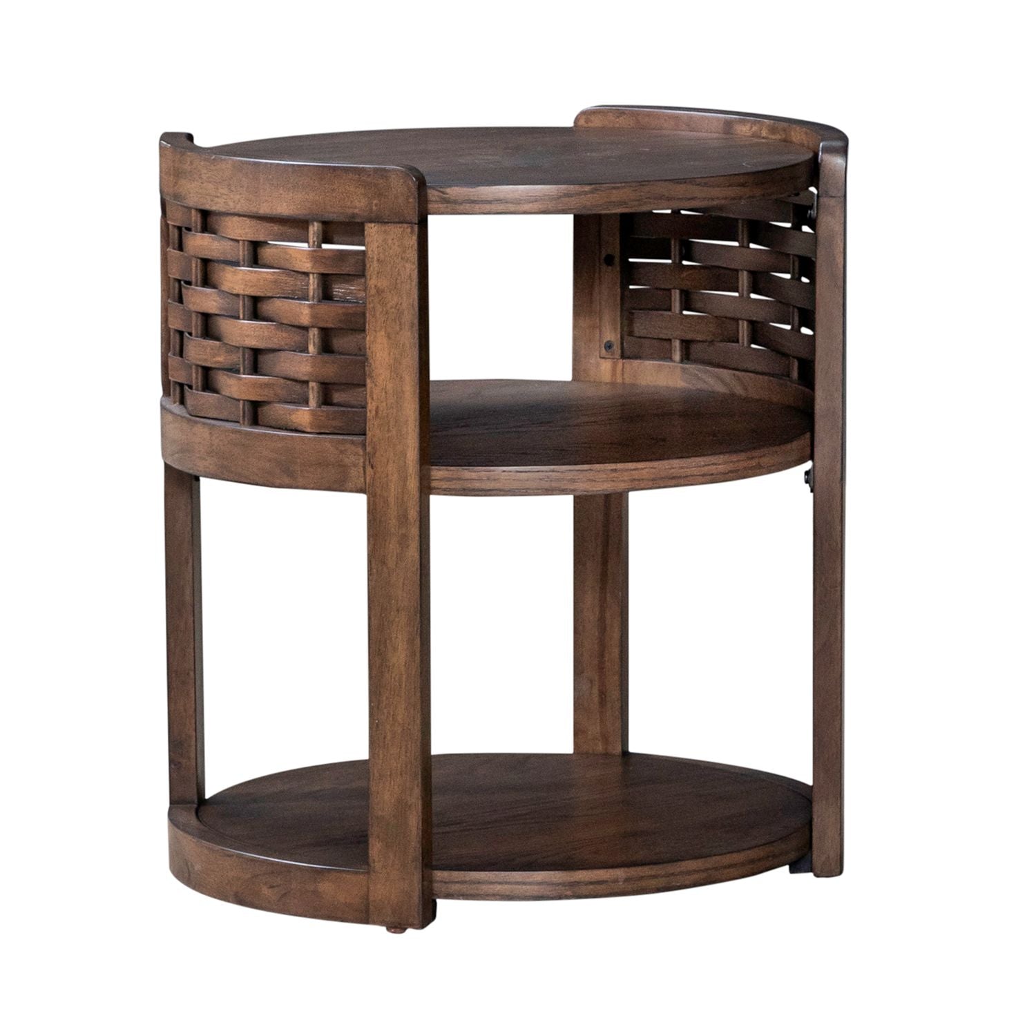 Warren Park Round Chairside Table - Luxury Home Furniture (MI)