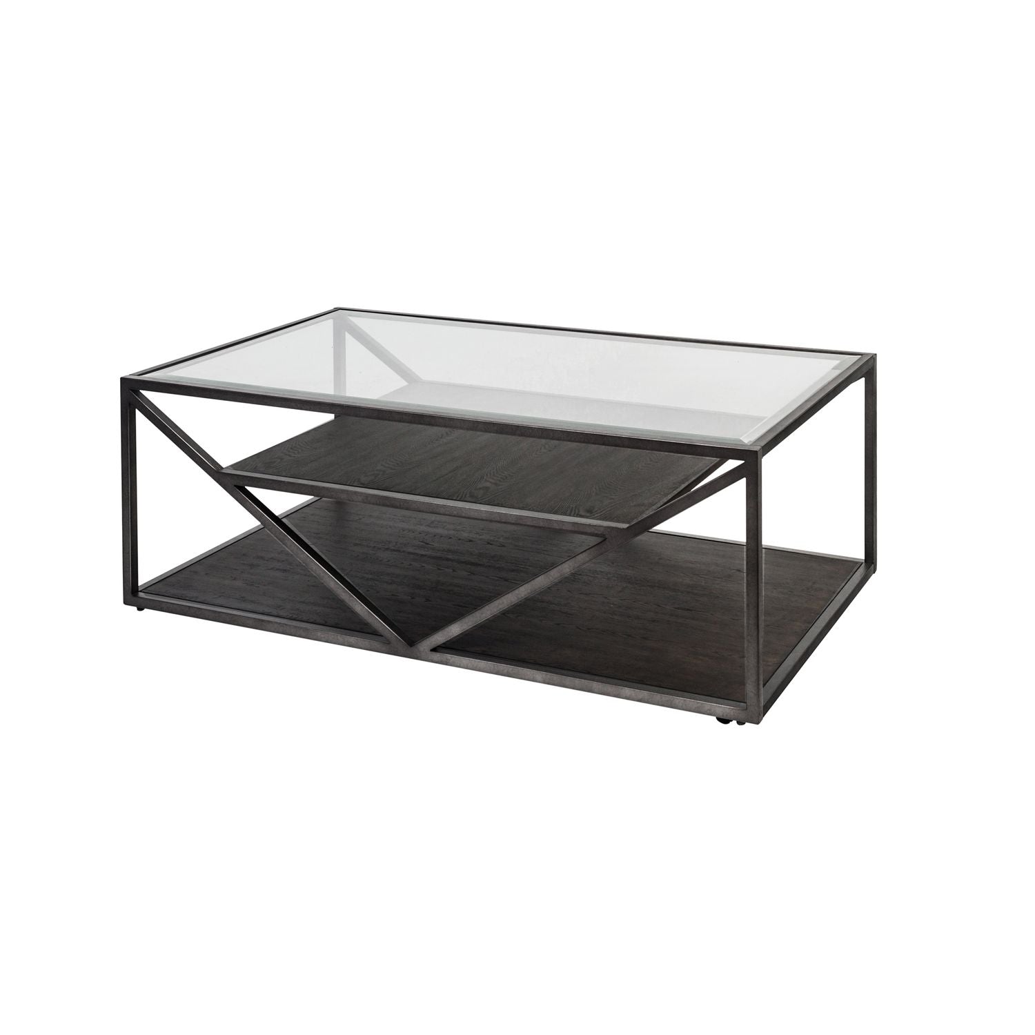 Arista Rectangular Cocktail Table in Cobblestone Brown - Luxury Home Furniture (MI)