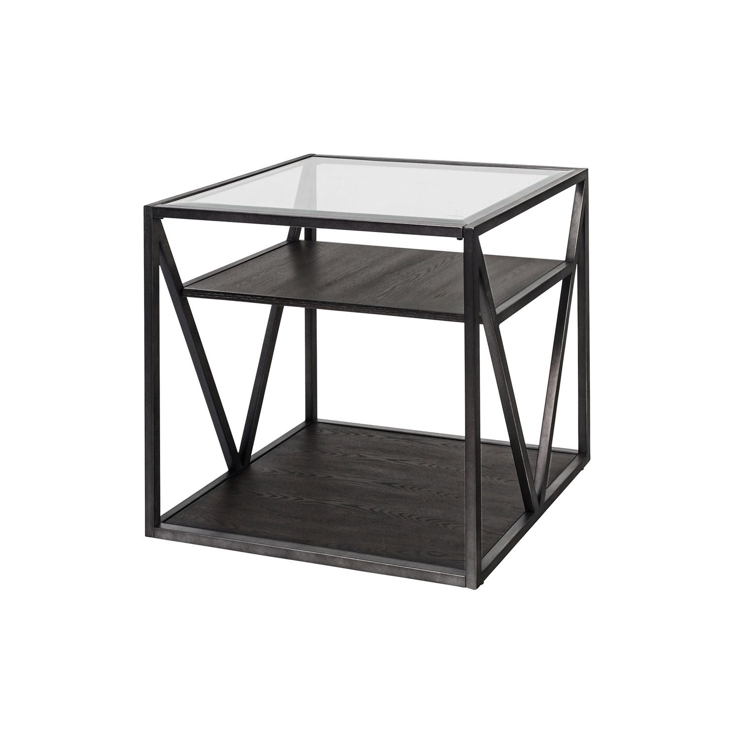Arista End Table in Cobblestone Brown - Luxury Home Furniture (MI)
