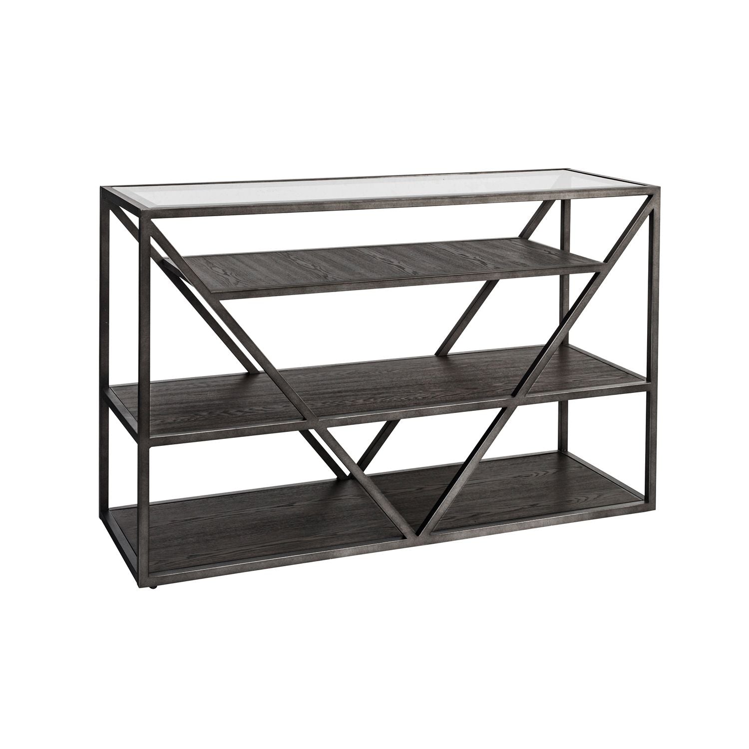 Arista Sofa Table in Cobblestone Brown - Luxury Home Furniture (MI)