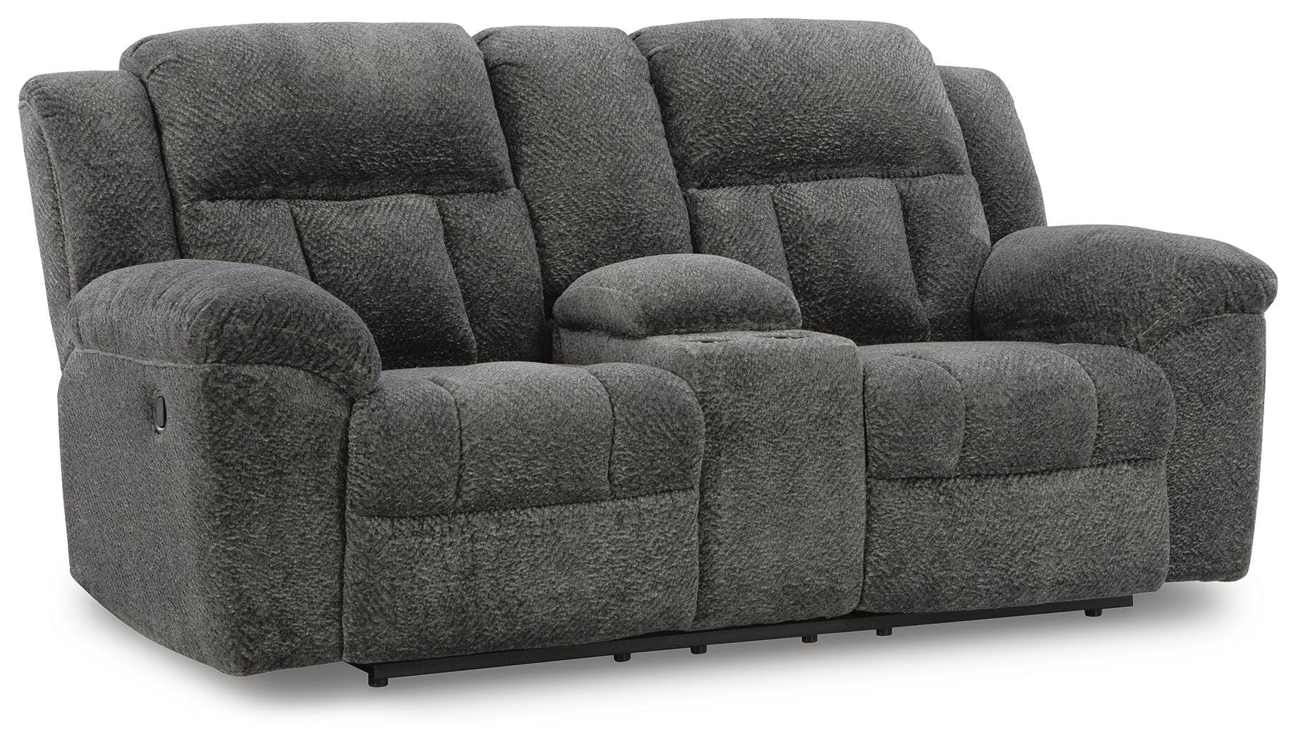 Frohn Reclining Loveseat with Console - Luxury Home Furniture (MI)
