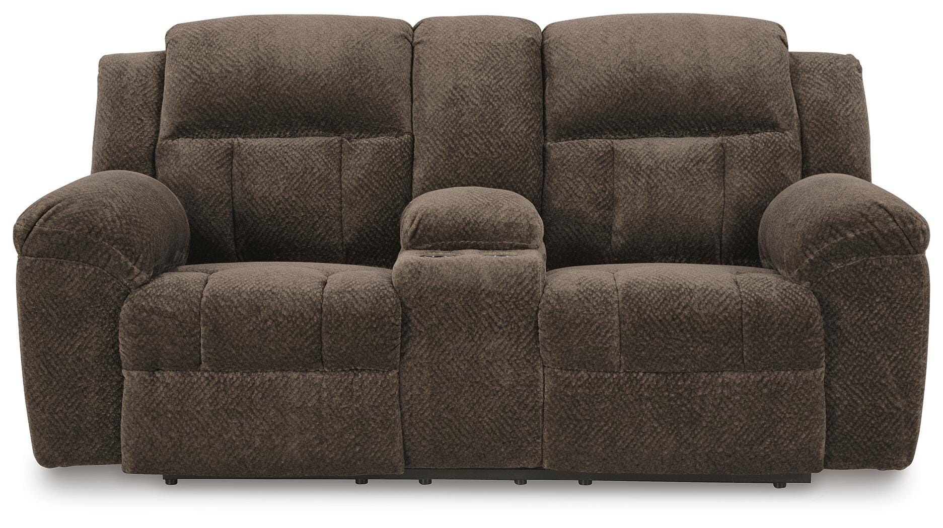 Frohn Reclining Loveseat with Console - Luxury Home Furniture (MI)