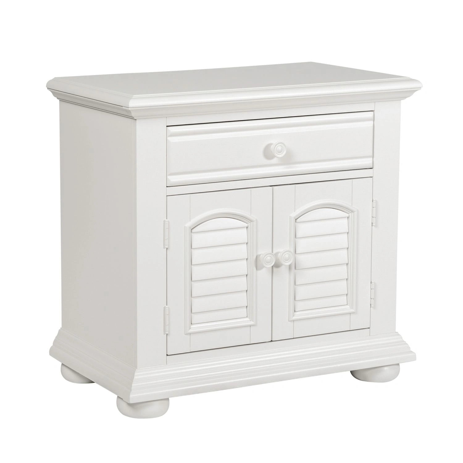 Summer House 1 Drawer Nightstand in Oyster White image
