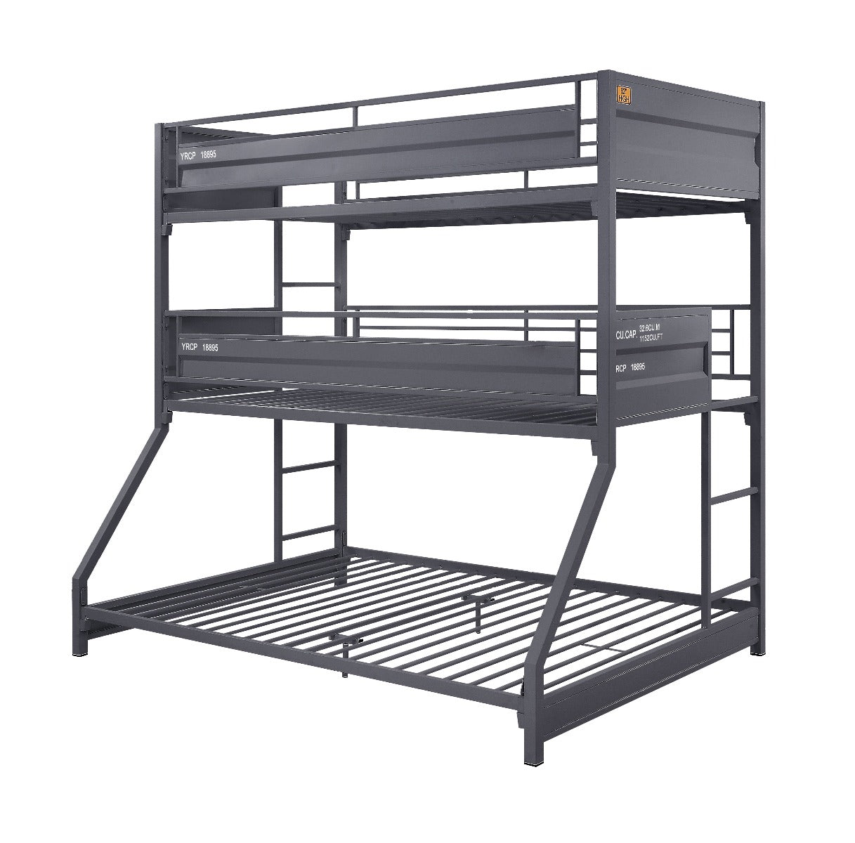 Triple Bunk Bed (T/T/F)