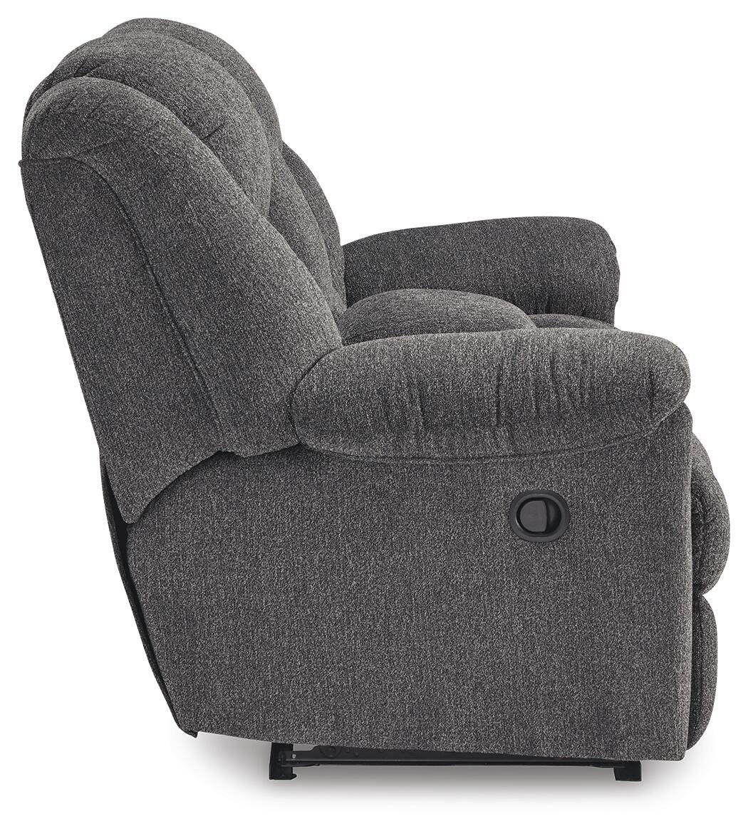 Foreside Reclining Loveseat with Console - Luxury Home Furniture (MI)