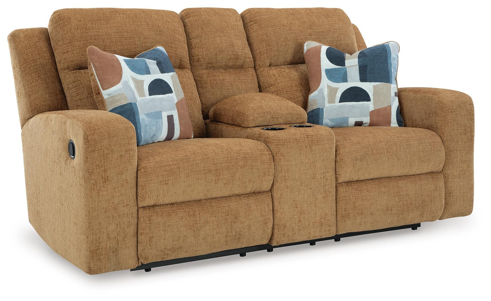 Kanlow Reclining Loveseat with Console - Luxury Home Furniture (MI)