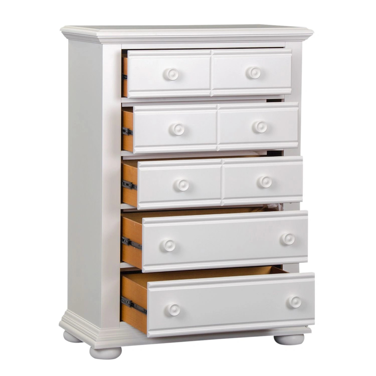 Summer House 5 Drawer Chest in White image