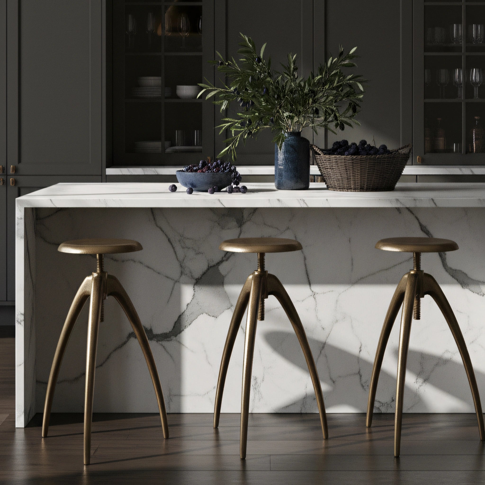 Clara Gold Counter/Bar Stool