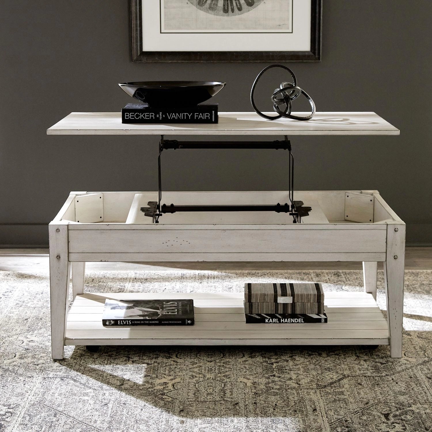 Lake House Lift Top Cocktail Table image