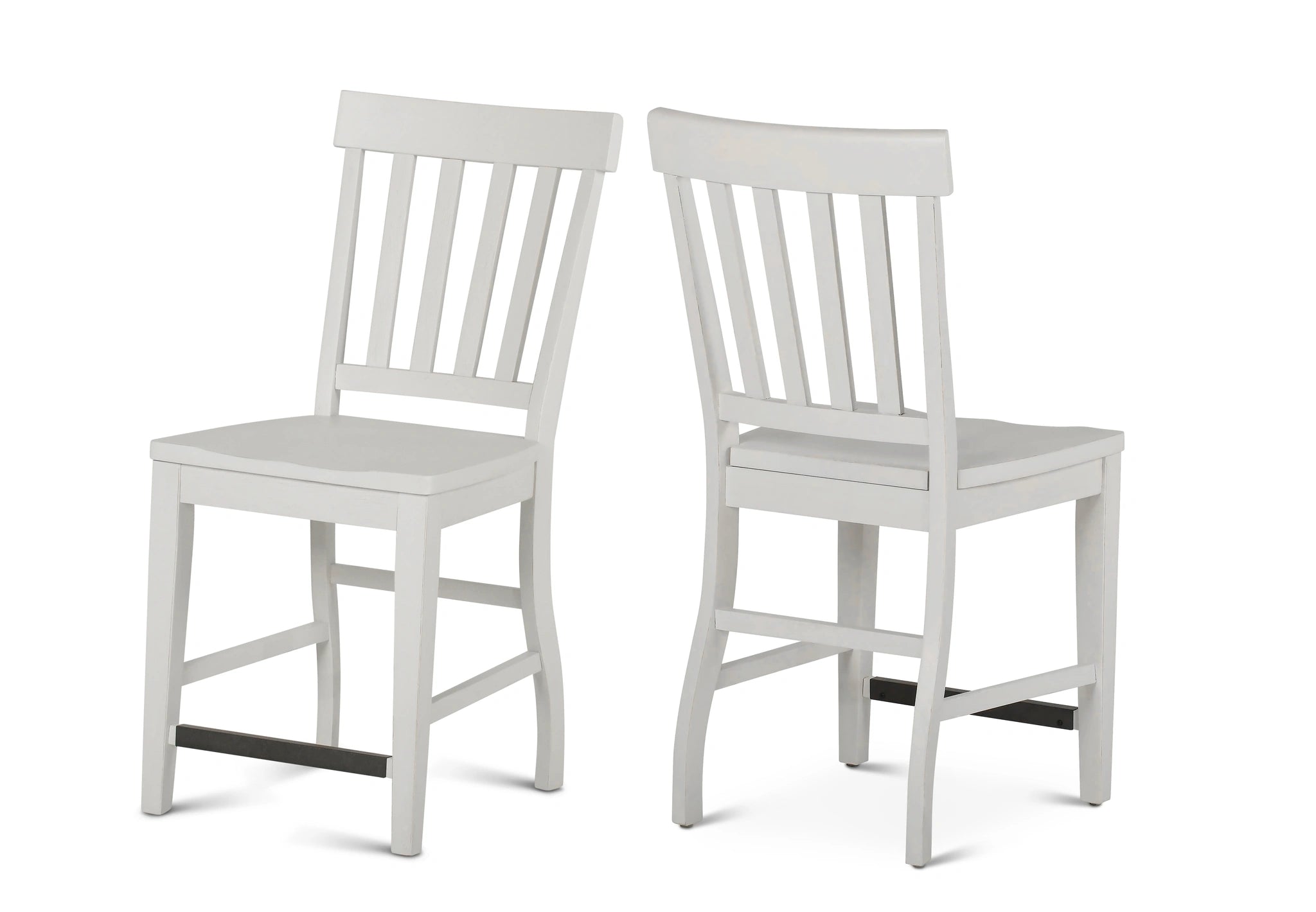 Steve Silver Cayla Counter Chair in Antique White (Set of 2)