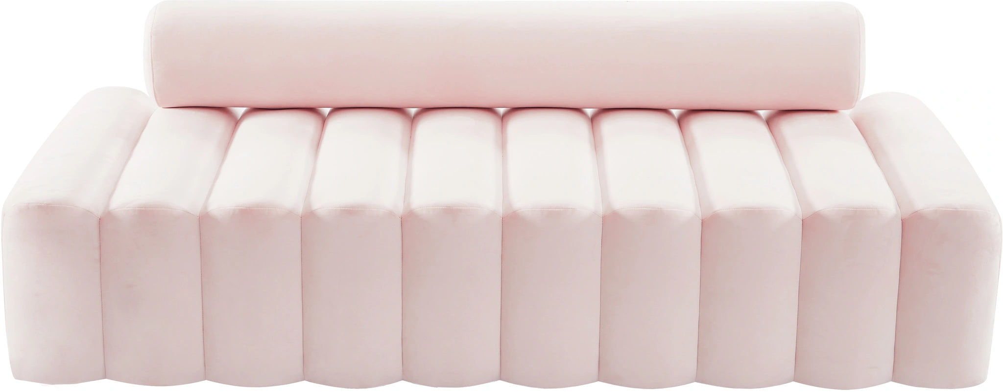 Melody Pink Velvet Sofa