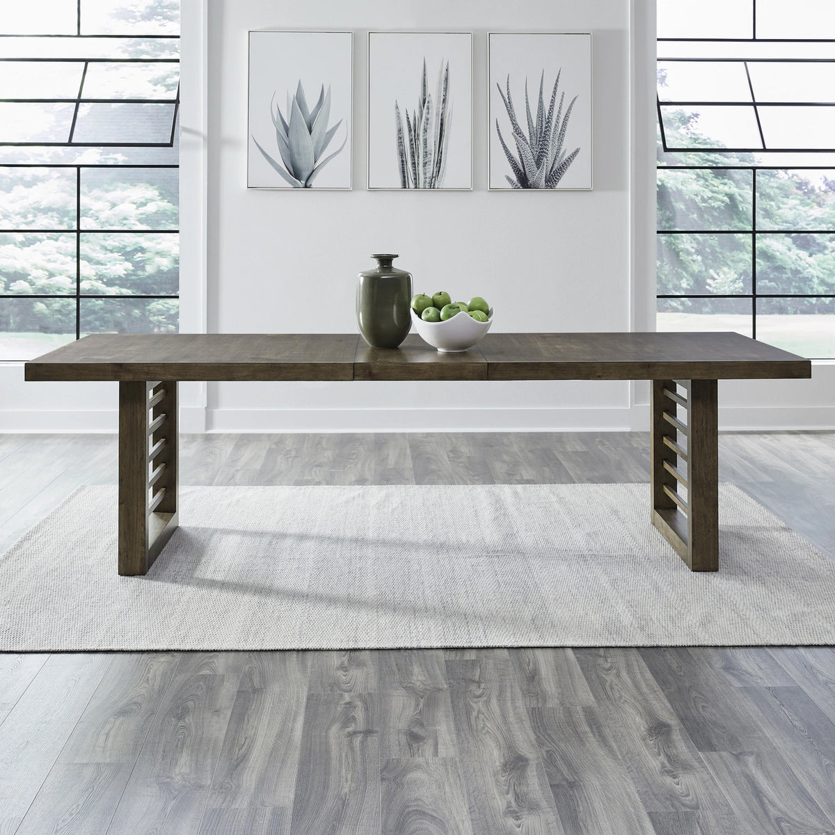 Shaker Lakes Double Pedestal Table Set image