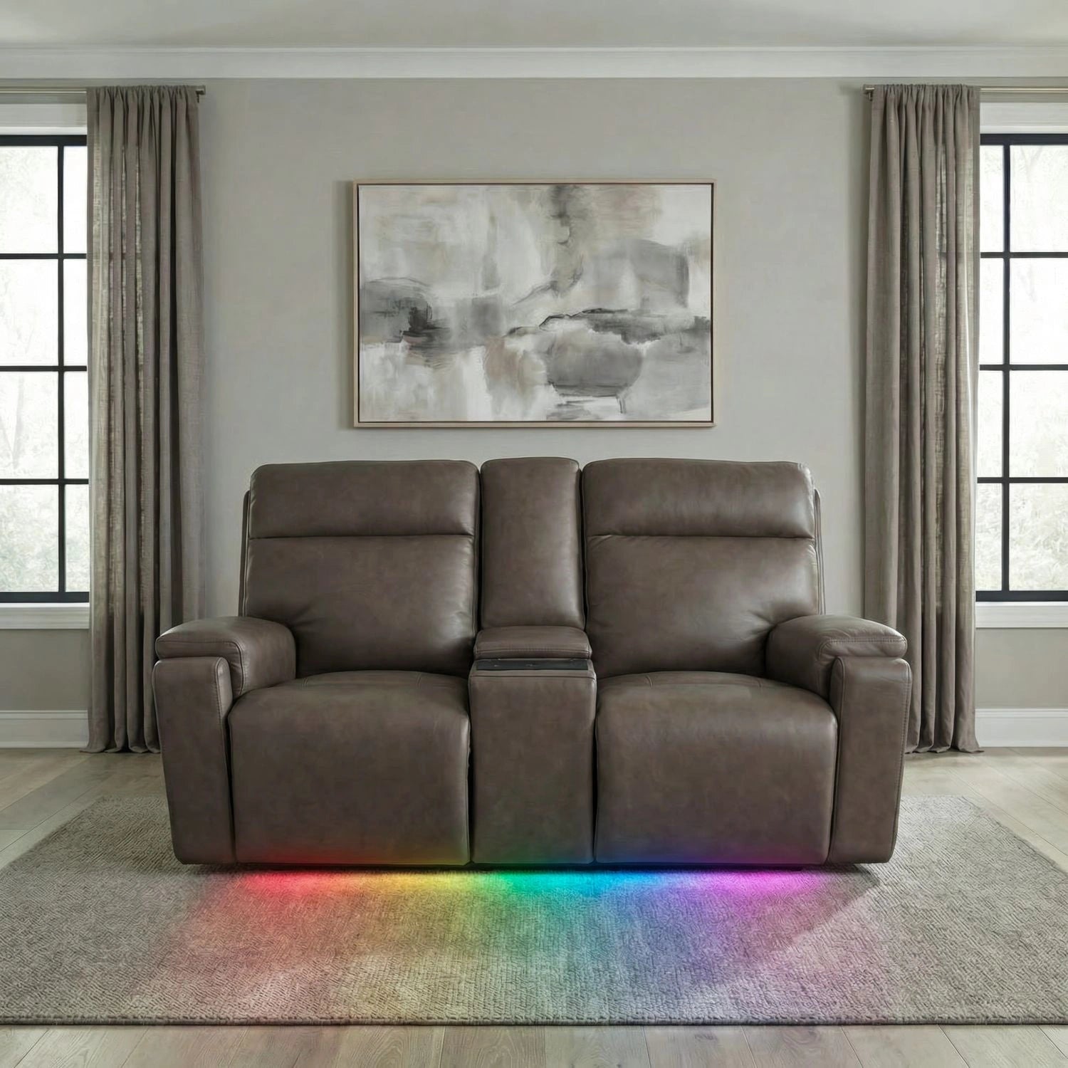 Cyrus Loveseat w/ Console P3 & ZG image