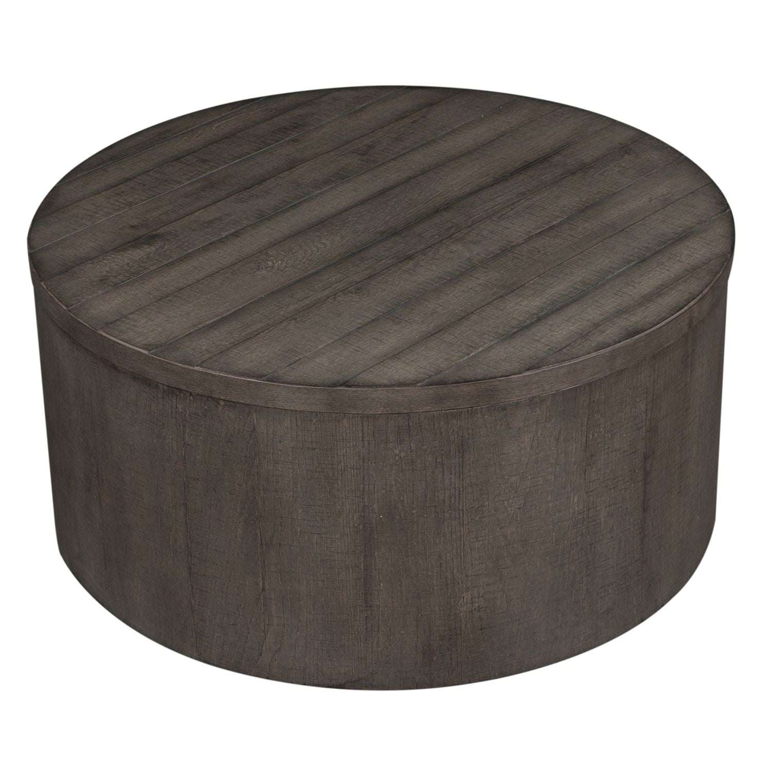 Modern Farmhouse Drum Cocktail Table image