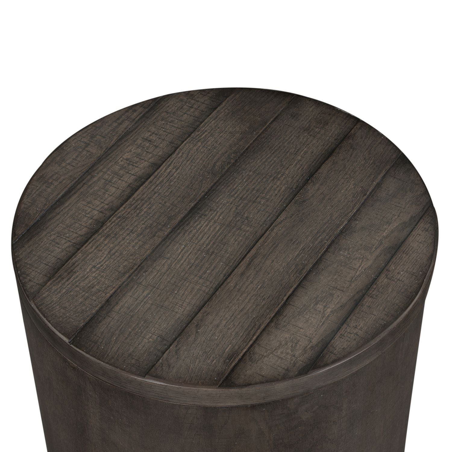 Modern Farmhouse Drum End Table