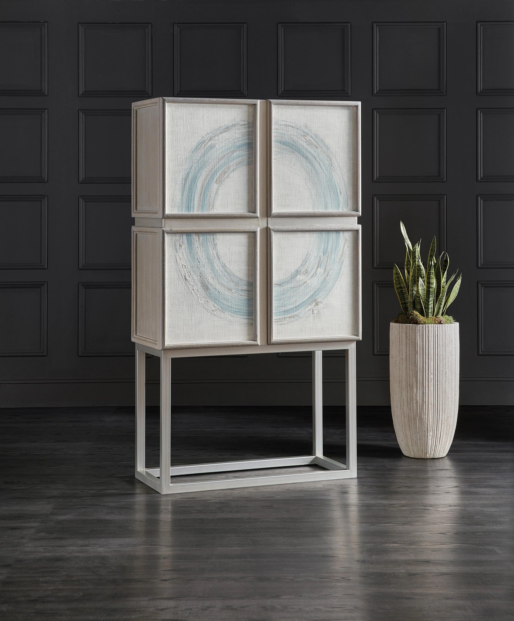 Melange Kandin Bar Cabinet
