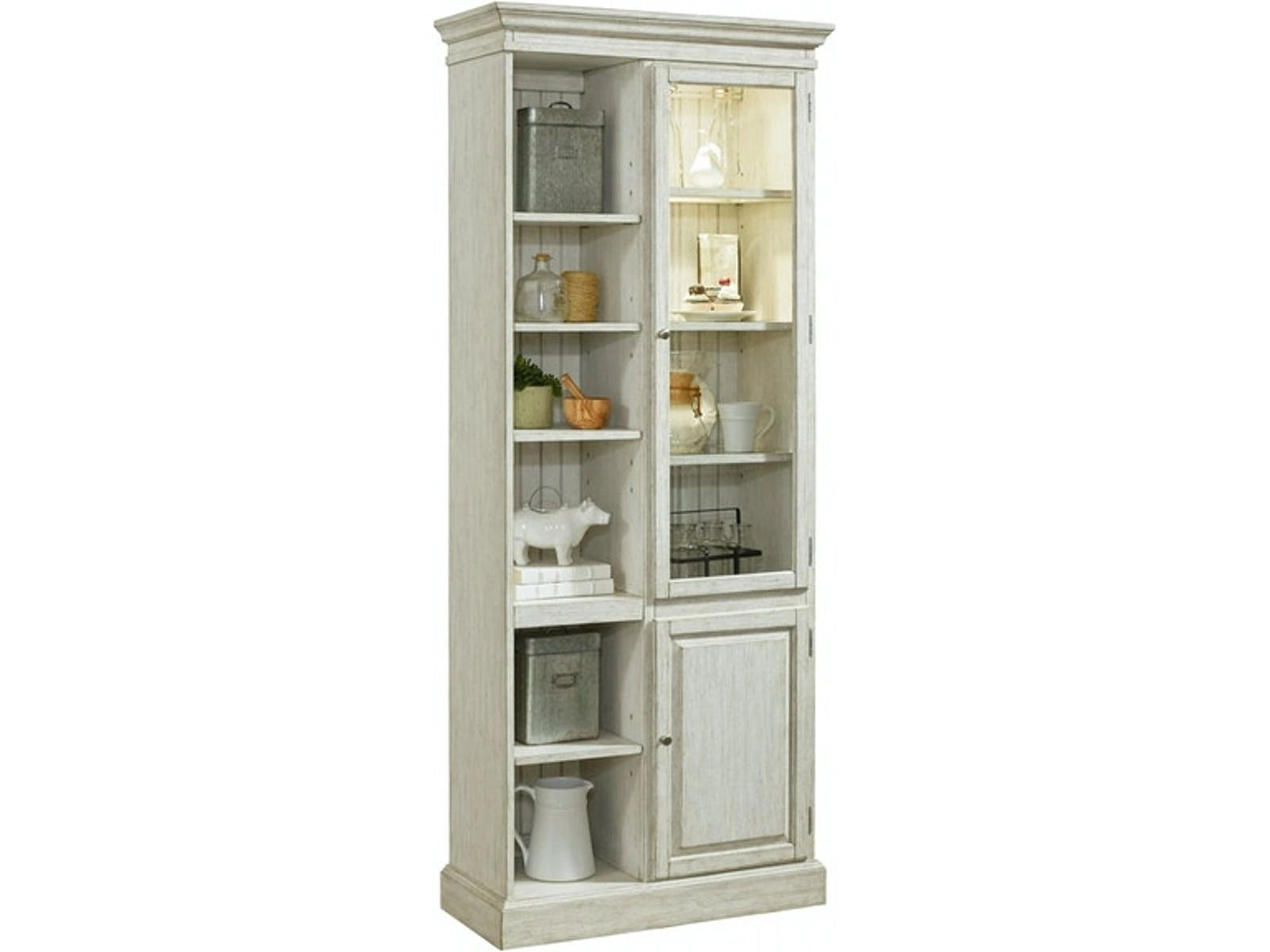 Pulaski Curio in Light Gray