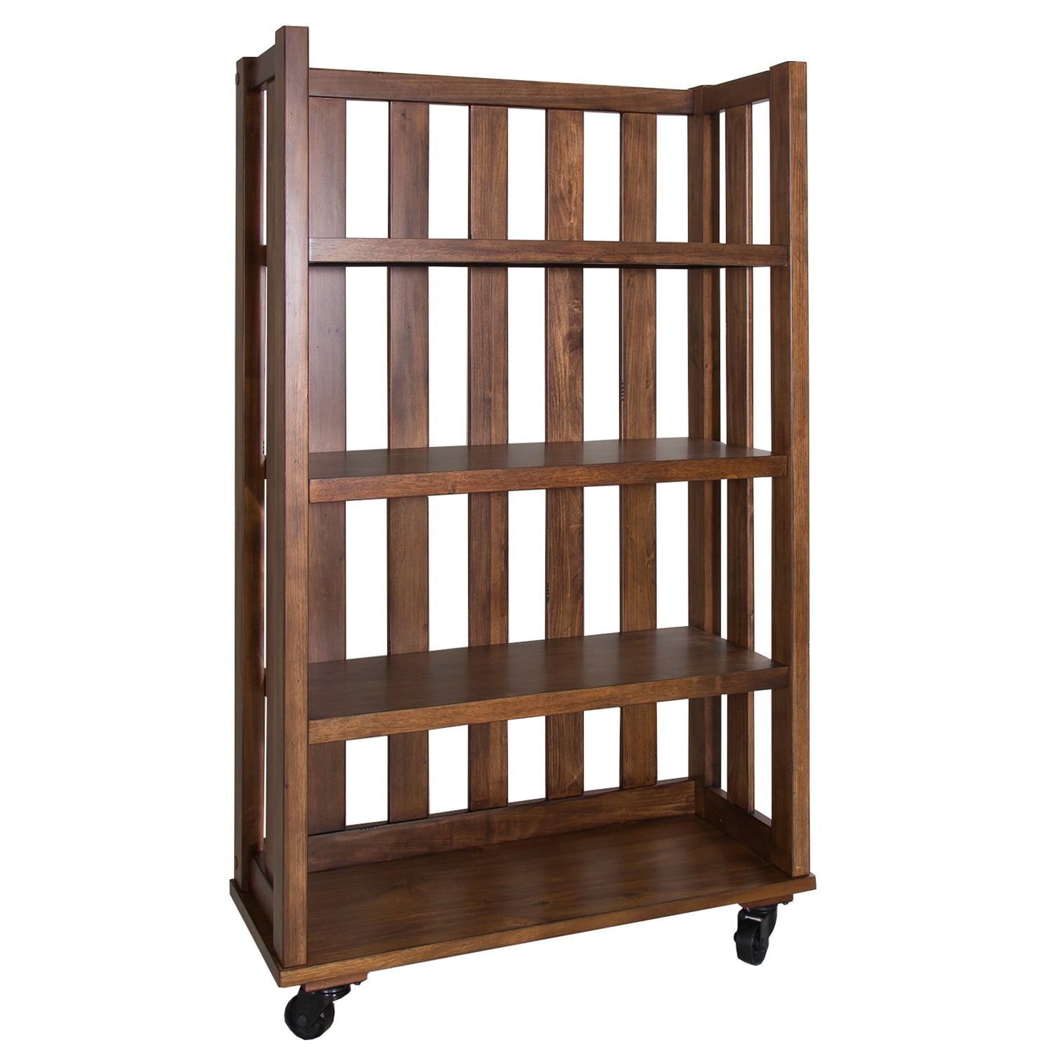 Arlington House Open Bookcase in Cobblestone Brown - Luxury Home Furniture (MI)