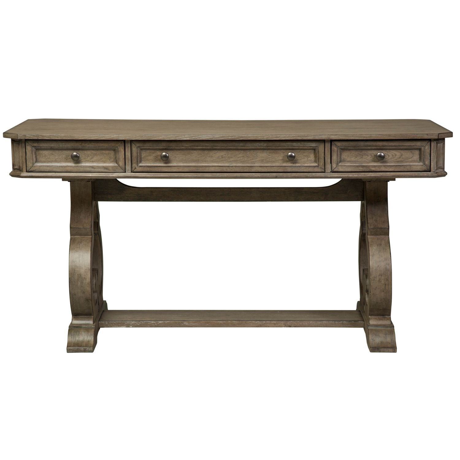 Simply Elegant Writing Desk in Heathered Taupe - Luxury Home Furniture (MI)