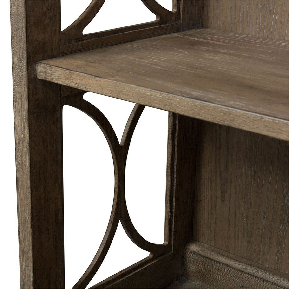 Liberty Simply Elegant Credenza with Hutch in Heathered Taupe - Luxury Home Furniture (MI)