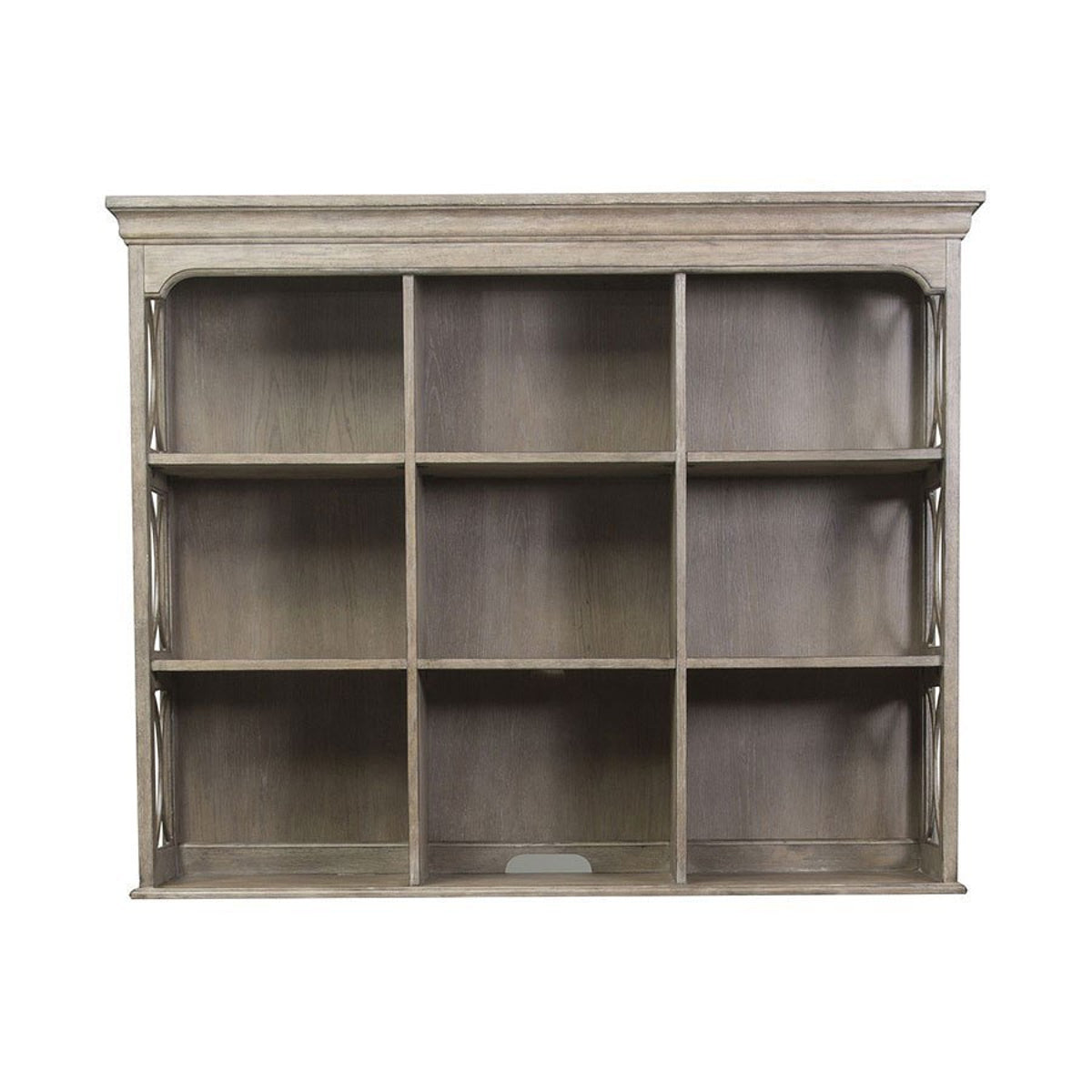 Liberty Simply Elegant Credenza with Hutch in Heathered Taupe - Luxury Home Furniture (MI)