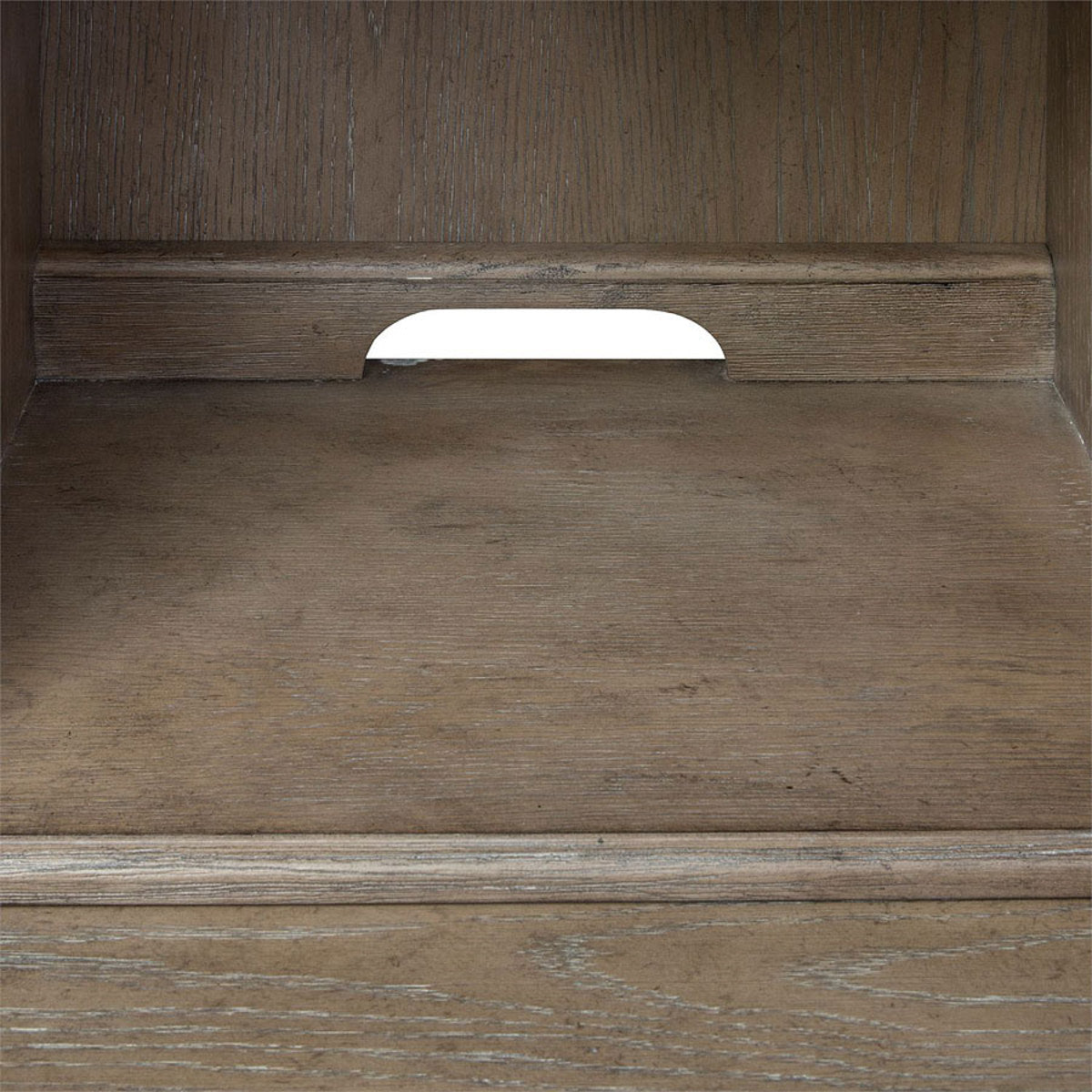Liberty Simply Elegant Bookcase in Heathered Taupe - Luxury Home Furniture (MI)