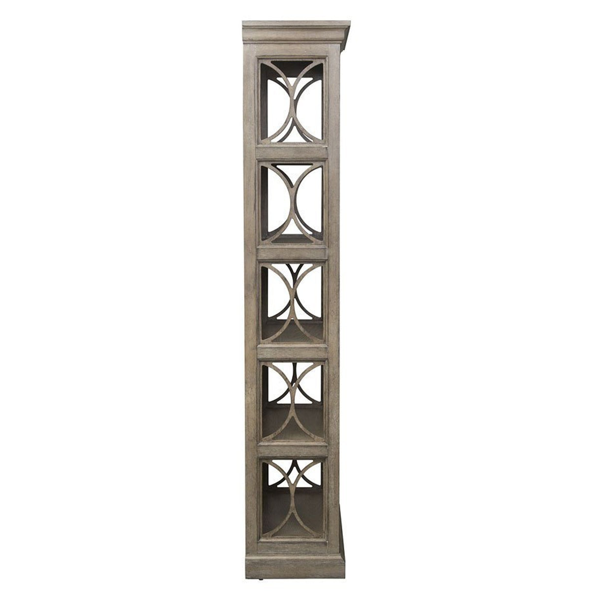 Liberty Simply Elegant Bookcase in Heathered Taupe - Luxury Home Furniture (MI)
