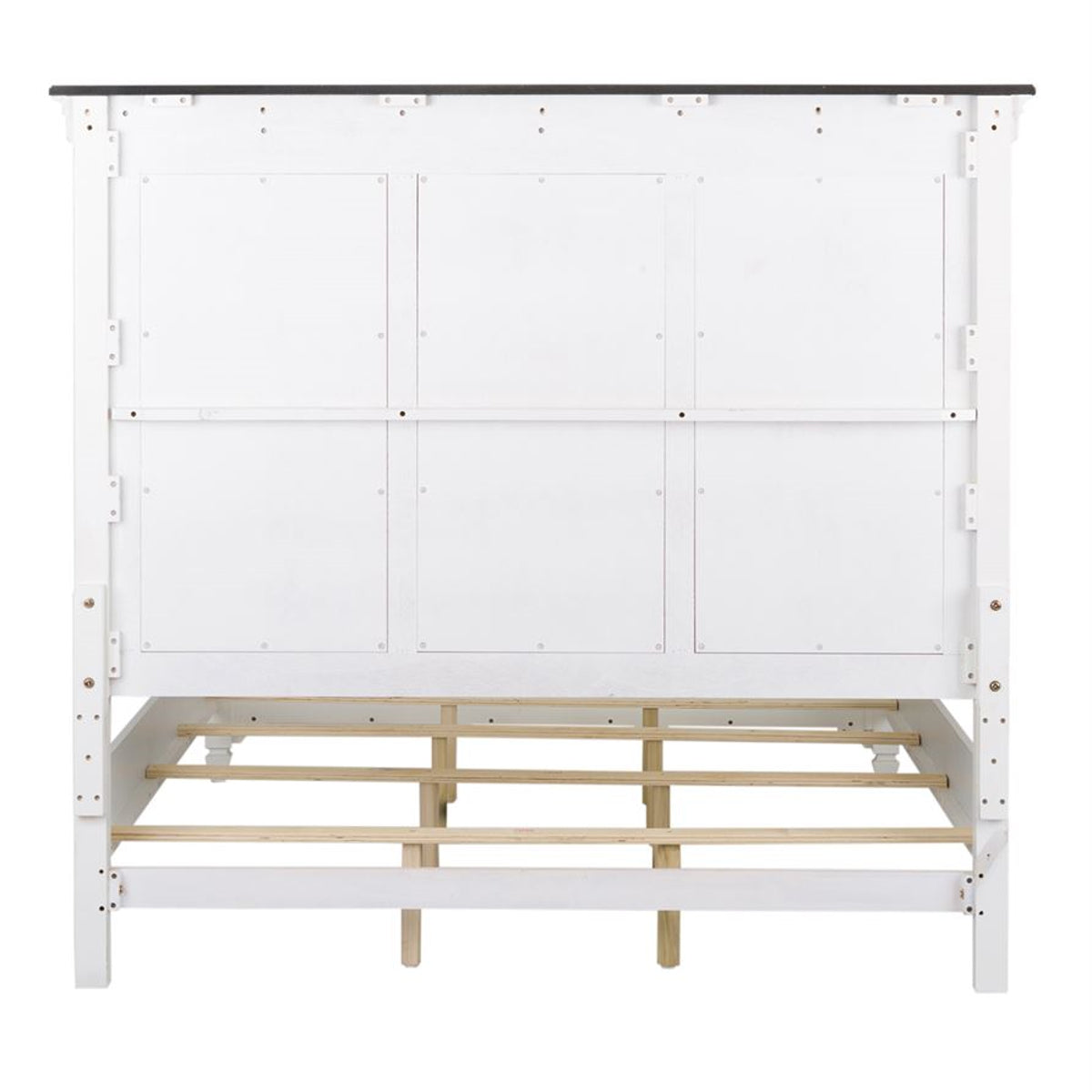 Liberty Furniture Allyson Park Cal King Panel Bed in Wirebrushed White