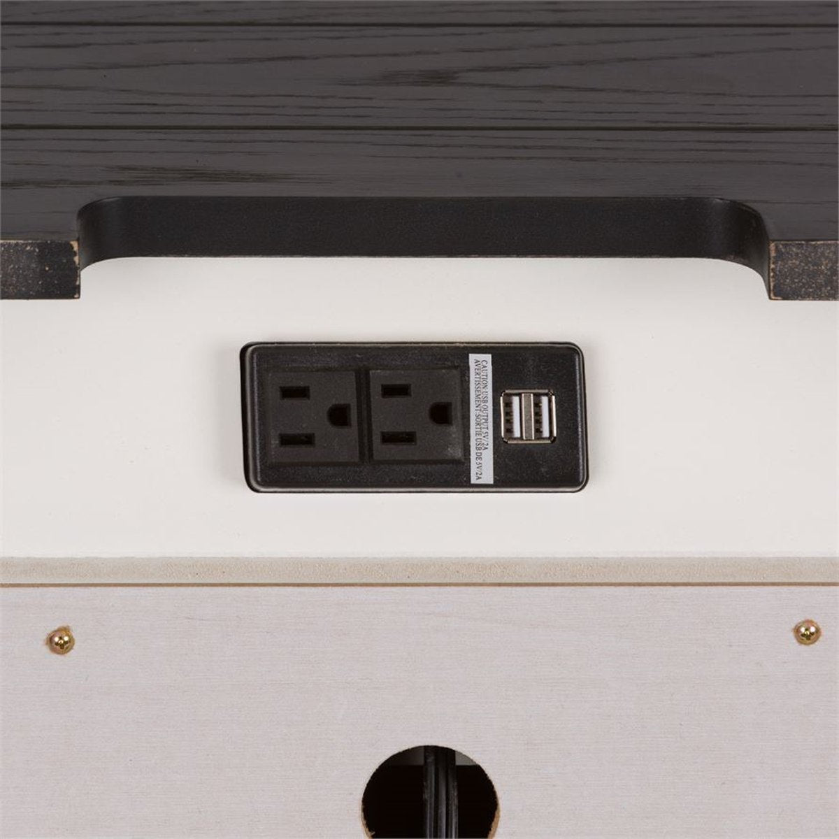 Liberty Furniture Allyson Park Nightstand in Wirebrushed White