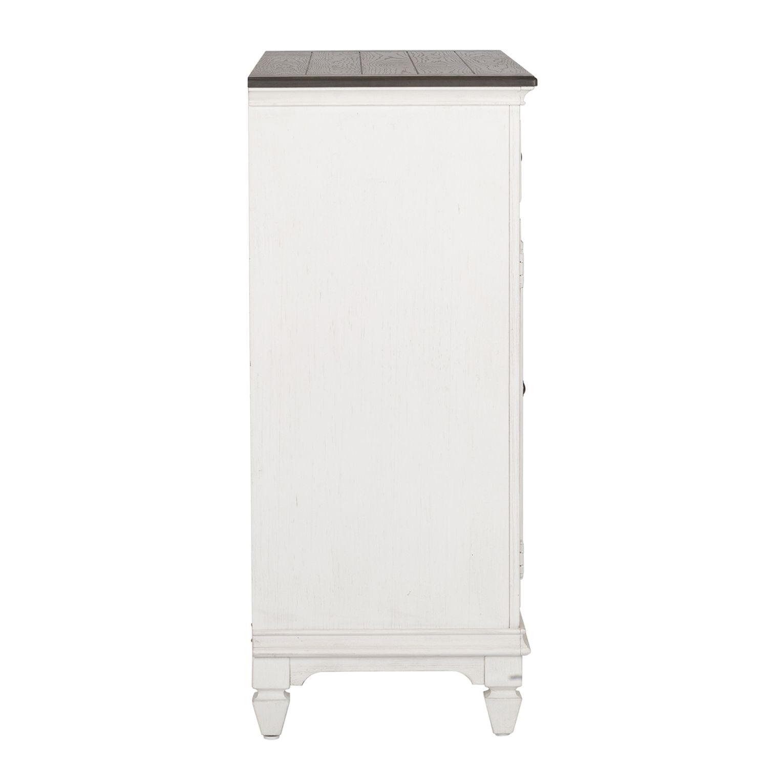 Allyson Park Buffet in White with Charcoal - Luxury Home Furniture (MI)