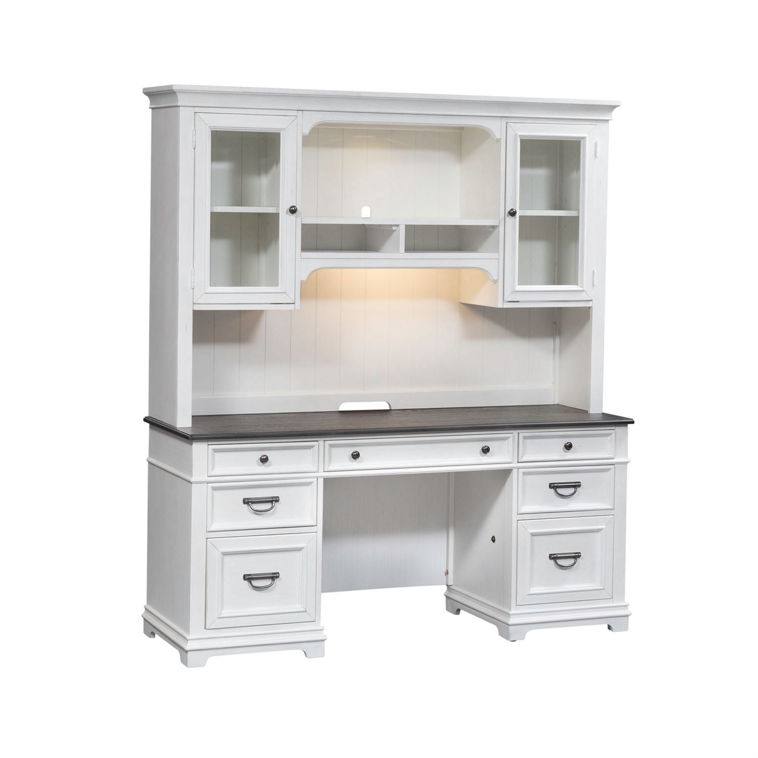 Allyson Park Credenza & Hutch - Luxury Home Furniture (MI)
