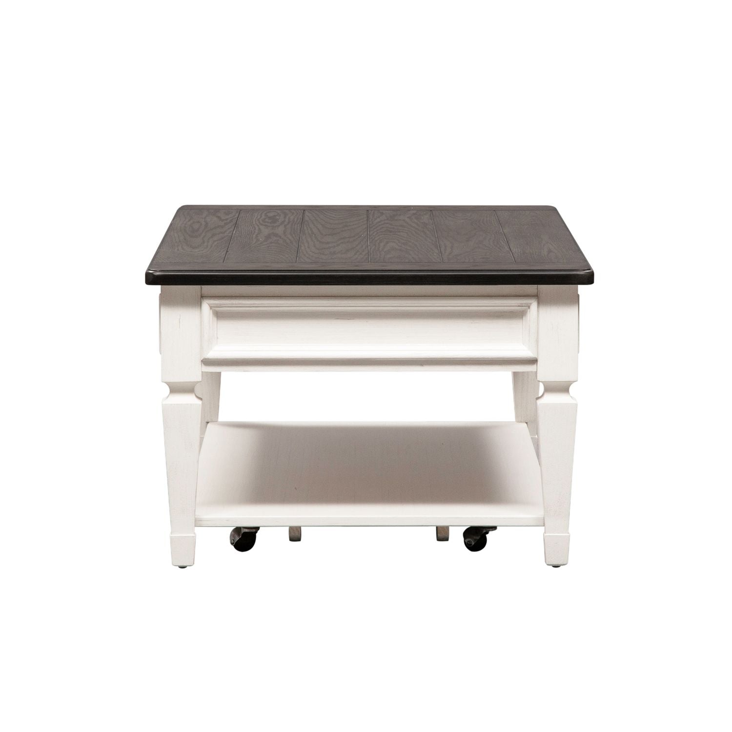 Allyson Park Rectangular Cocktail Table in Wirebrushed White image