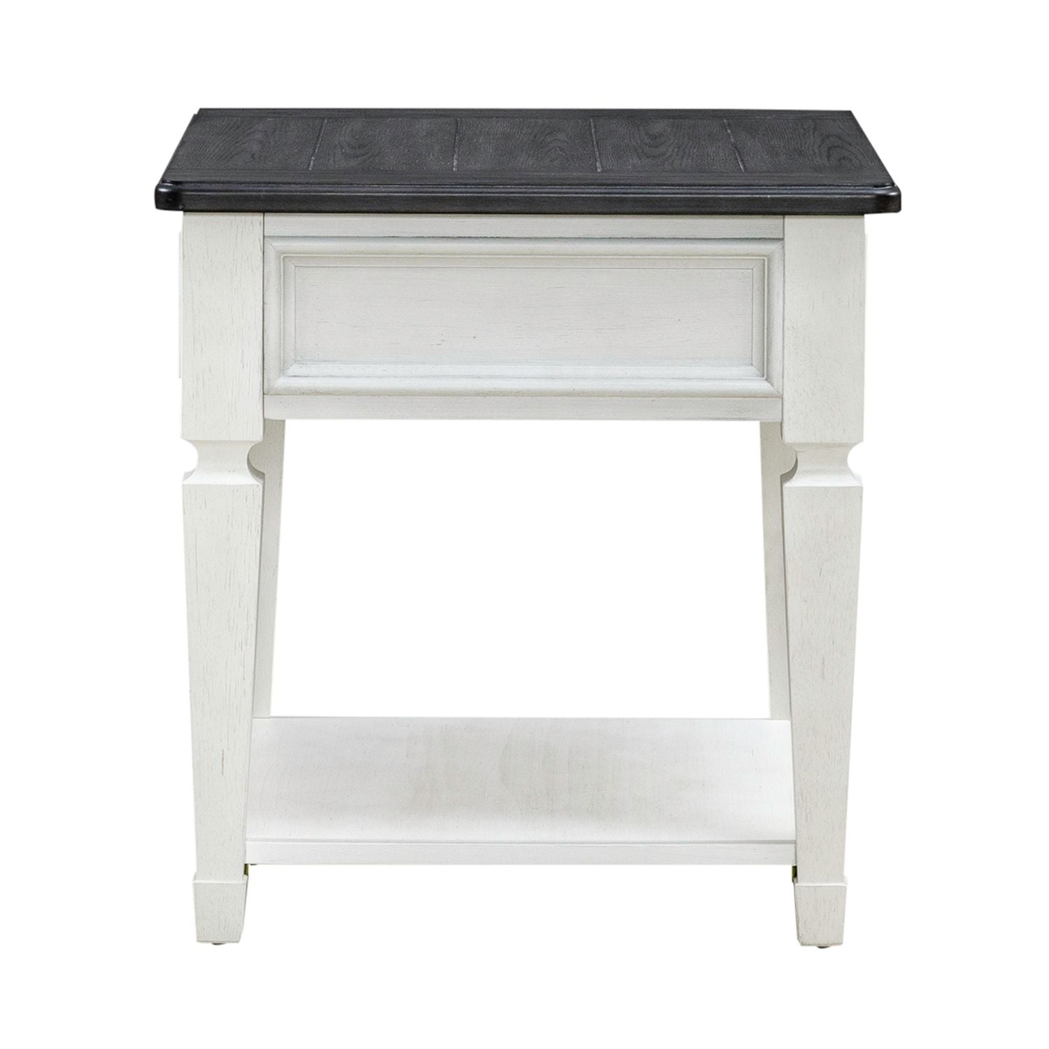 Allyson Park Drawer End Table in Wirebrushed White image