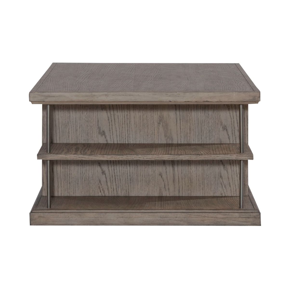 Liberty Furniture City Scape Cocktail Table in White Oak Veneers - Luxury Home Furniture (MI)