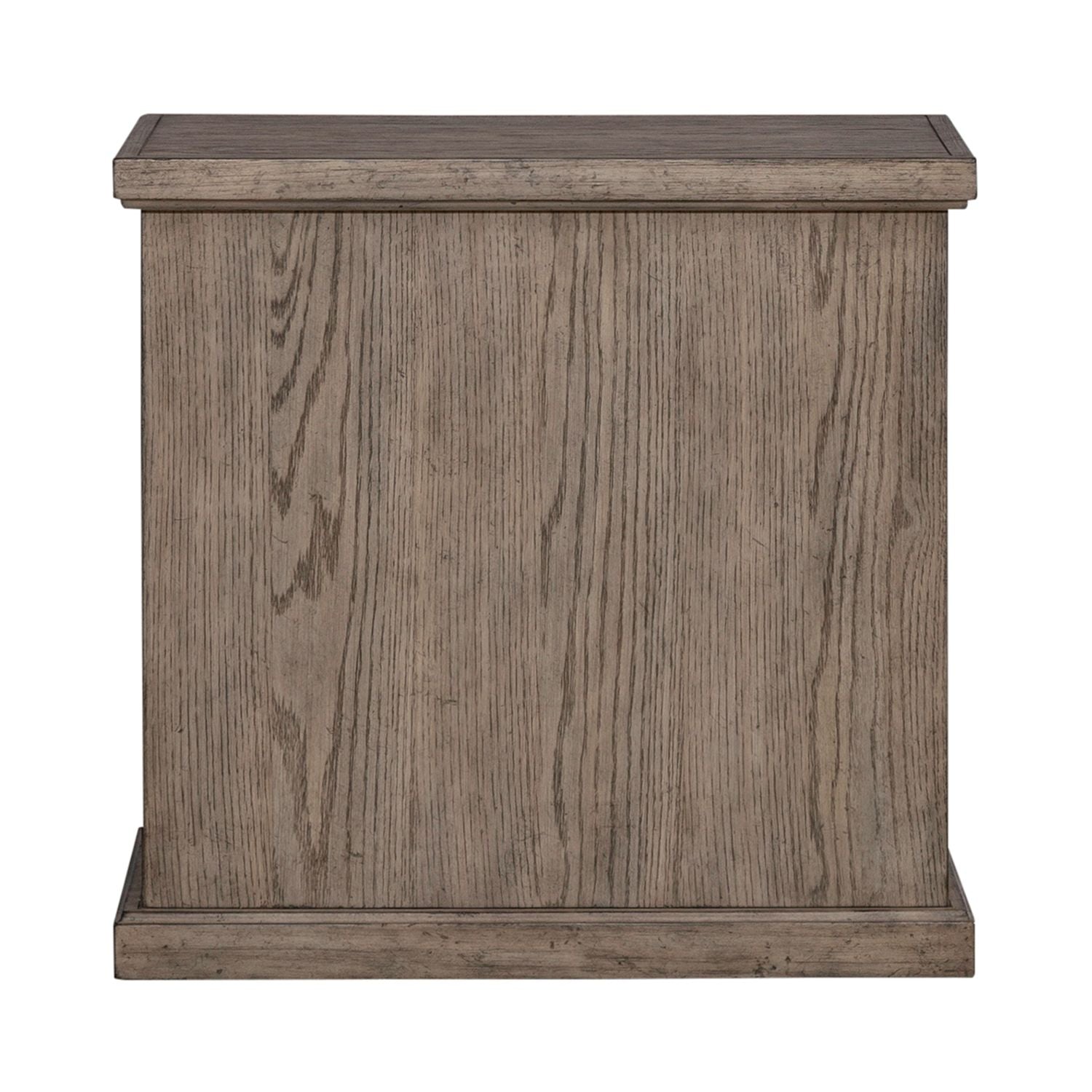 City Scape Chair Side Table in White Oak Veneers