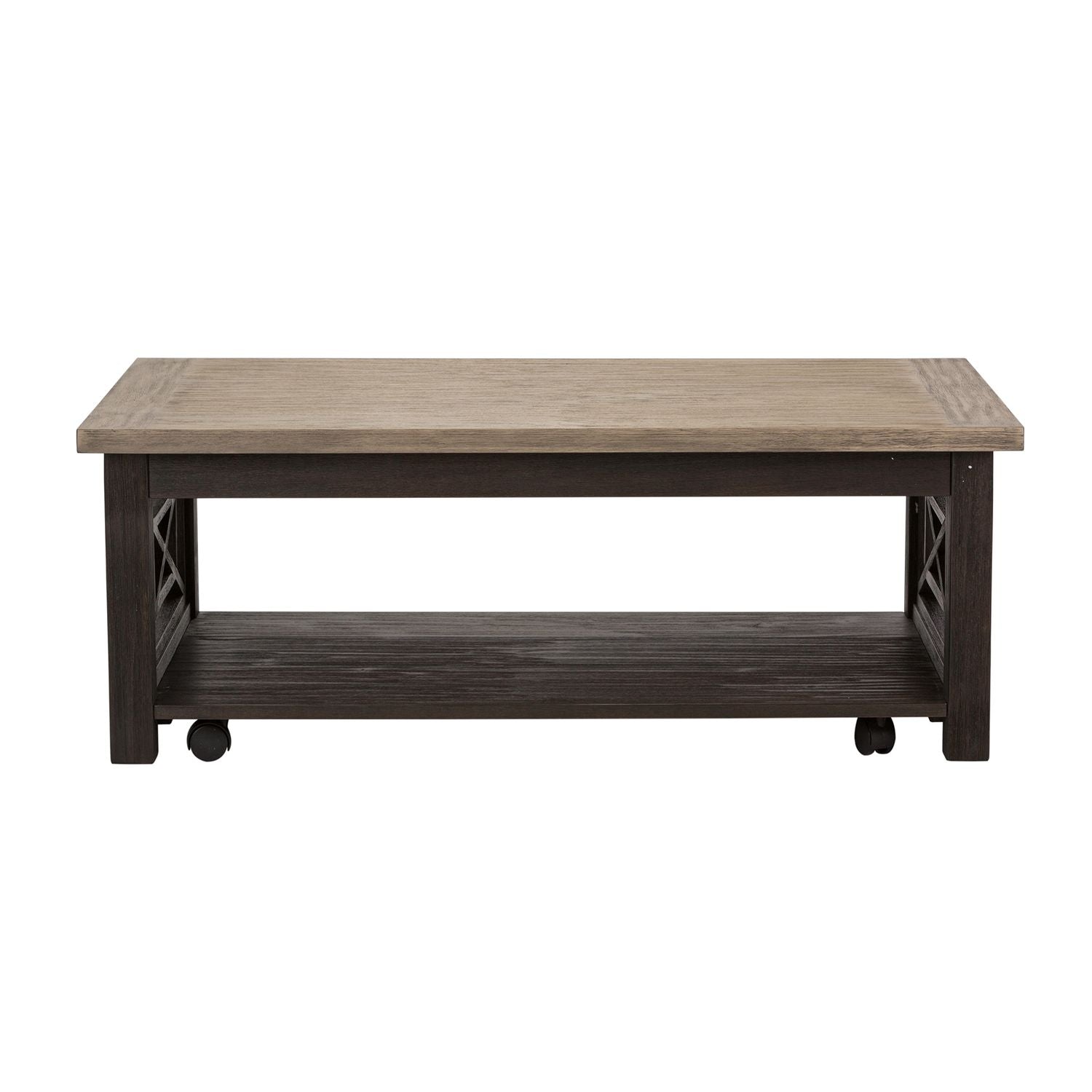 Heatherbrook Cocktail Table in Charcoal and Ash - Luxury Home Furniture (MI)