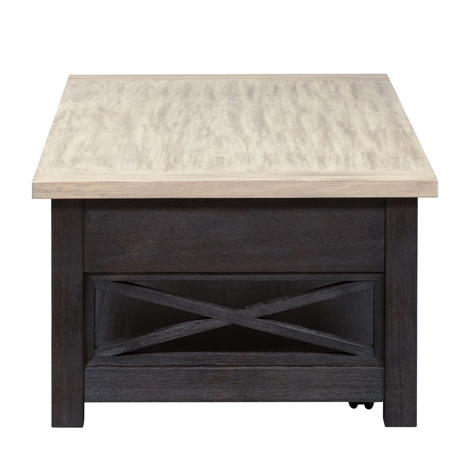 Heatherbrook Lift Top Cocktail Table in Charcoal and Ash - Luxury Home Furniture (MI)