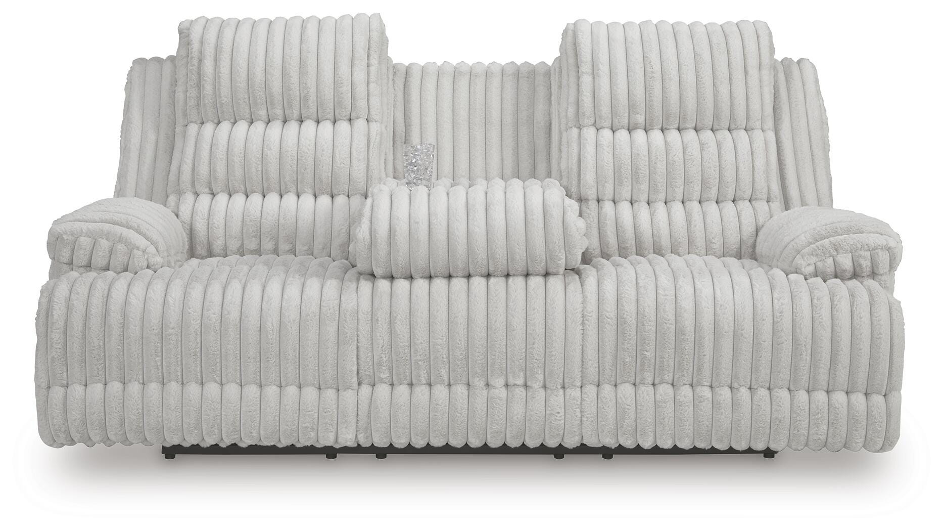 Rhines Falls Power Reclining Sofa with Drop Down Table - Luxury Home Furniture (MI)