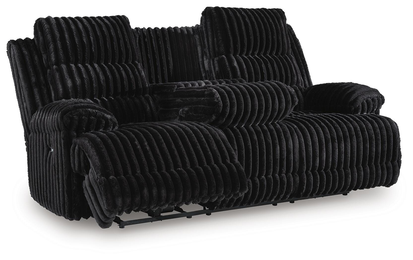 Rhine Falls Power Reclining Sofa with Drop Down Table - Luxury Home Furniture (MI)