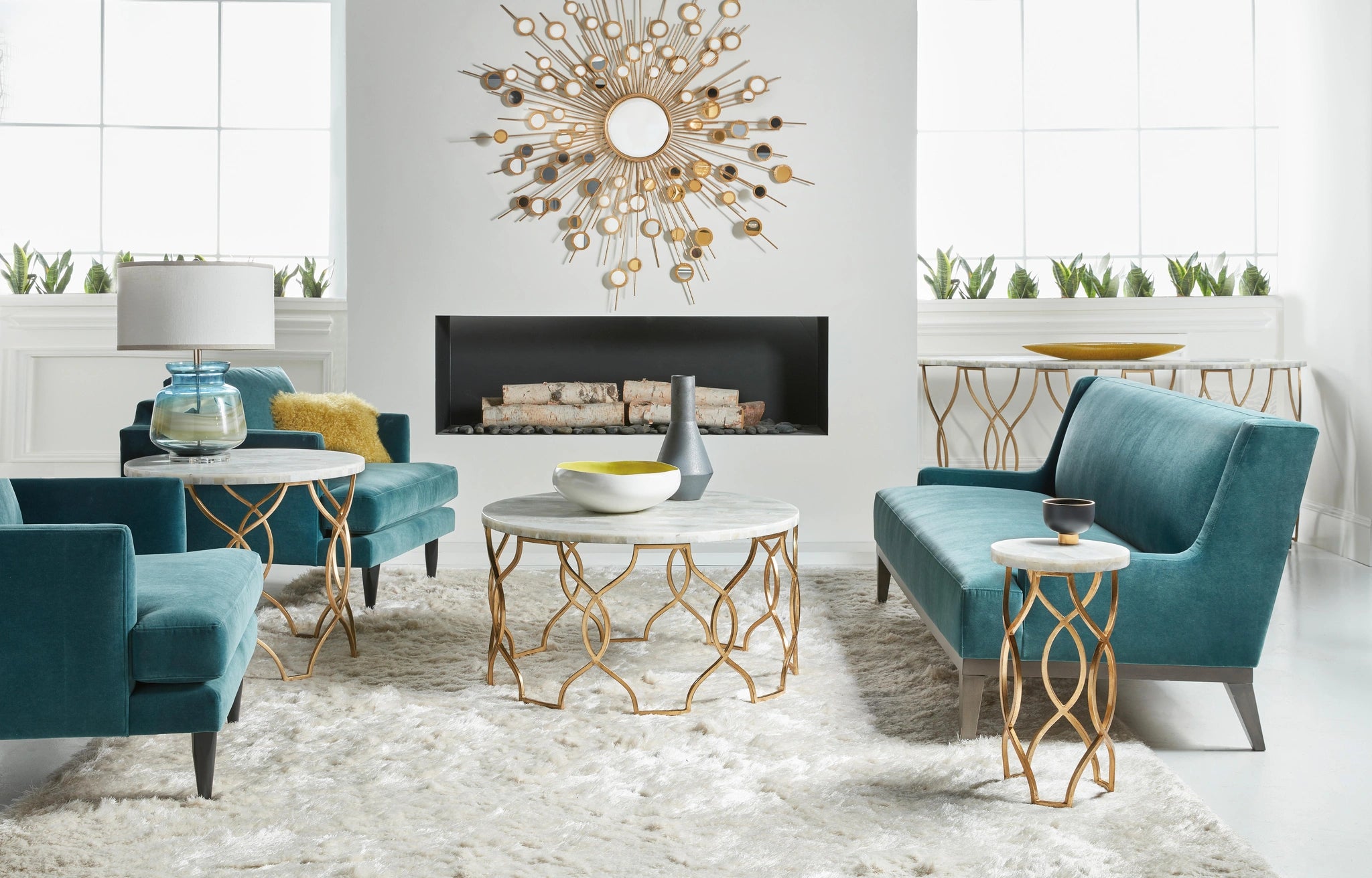 Melange Corrina Sofa Table