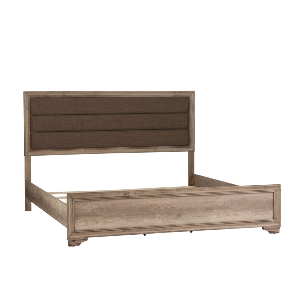Liberty Sun Valley Queen Upholstered Panel Bed in Sandstone 439-BR-QUB - Luxury Home Furniture (MI)