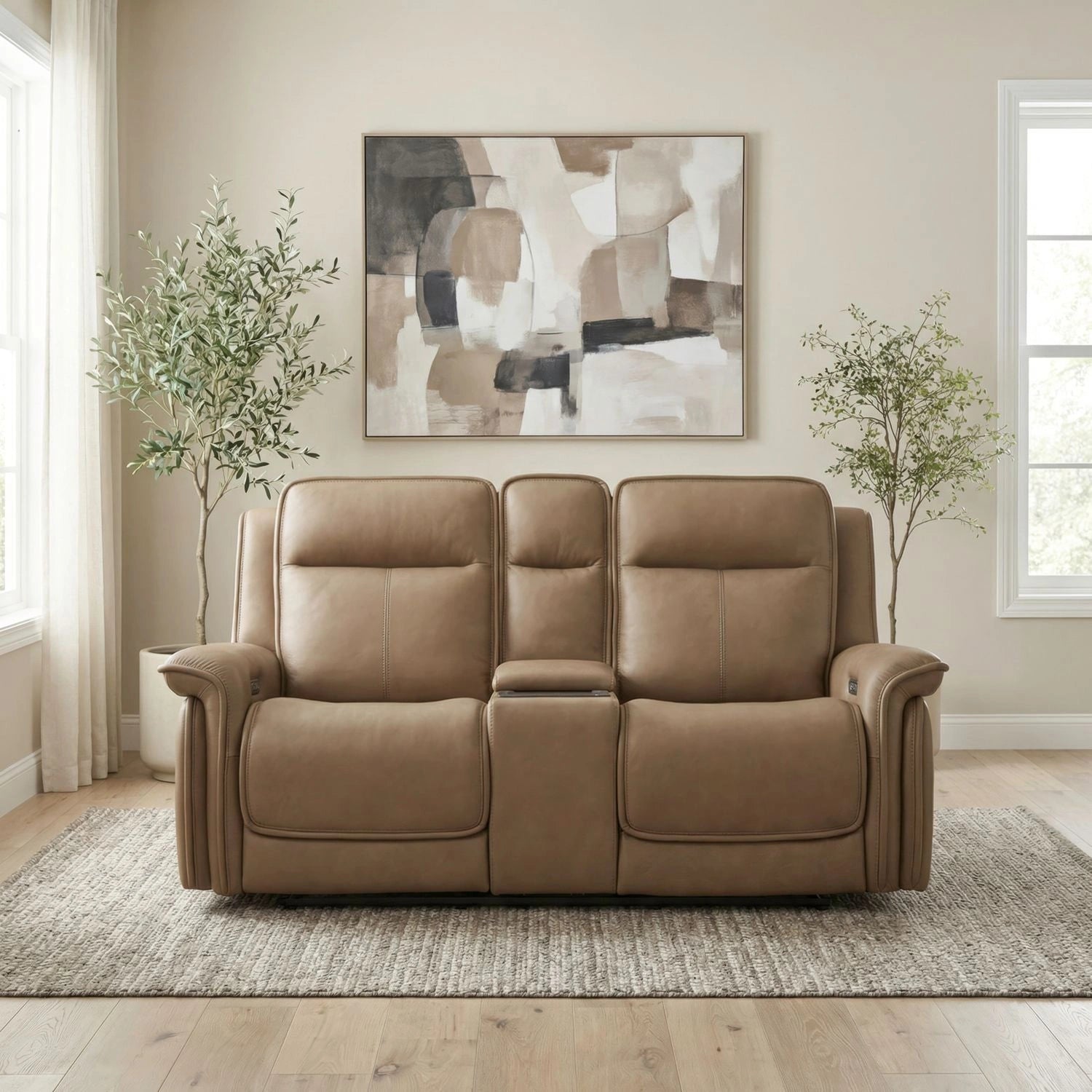 Cora Loveseat w/ Console P3 & ZG image