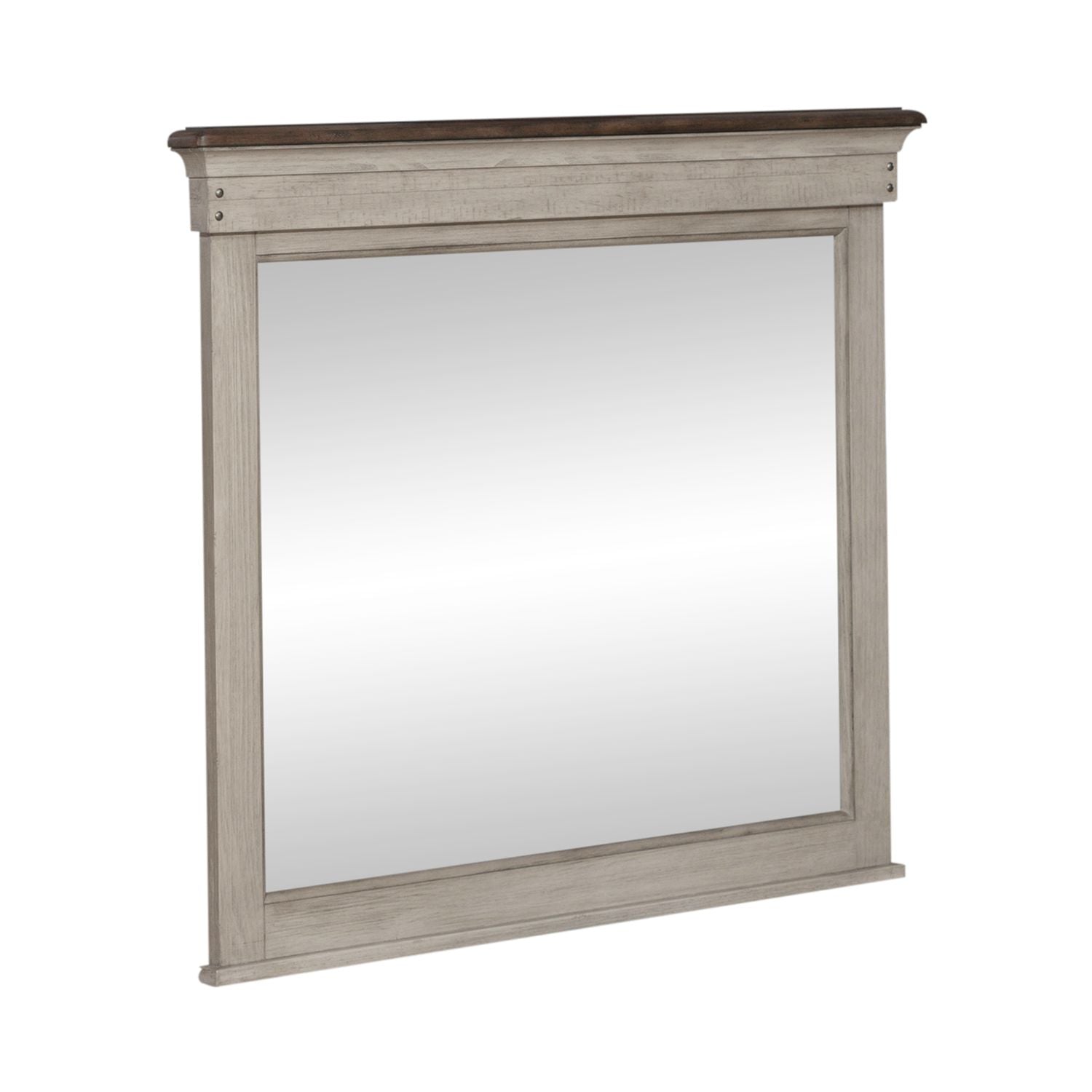 Ivy Hollow Landscape Mirror in Weathered Linen - Luxury Home Furniture (MI)