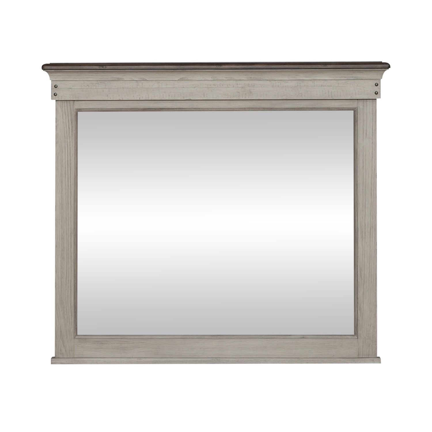 Ivy Hollow Landscape Mirror in Weathered Linen - Luxury Home Furniture (MI)