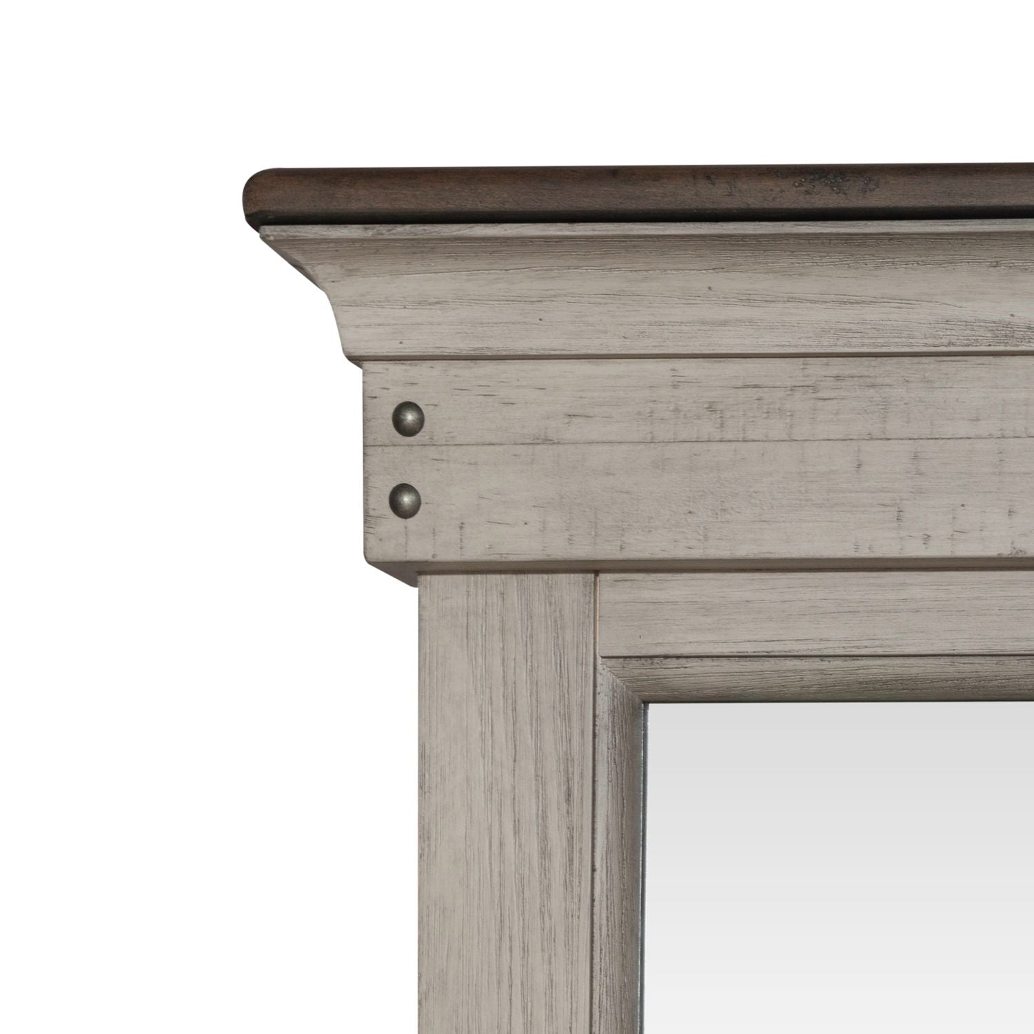Ivy Hollow Landscape Mirror in Weathered Linen - Luxury Home Furniture (MI)