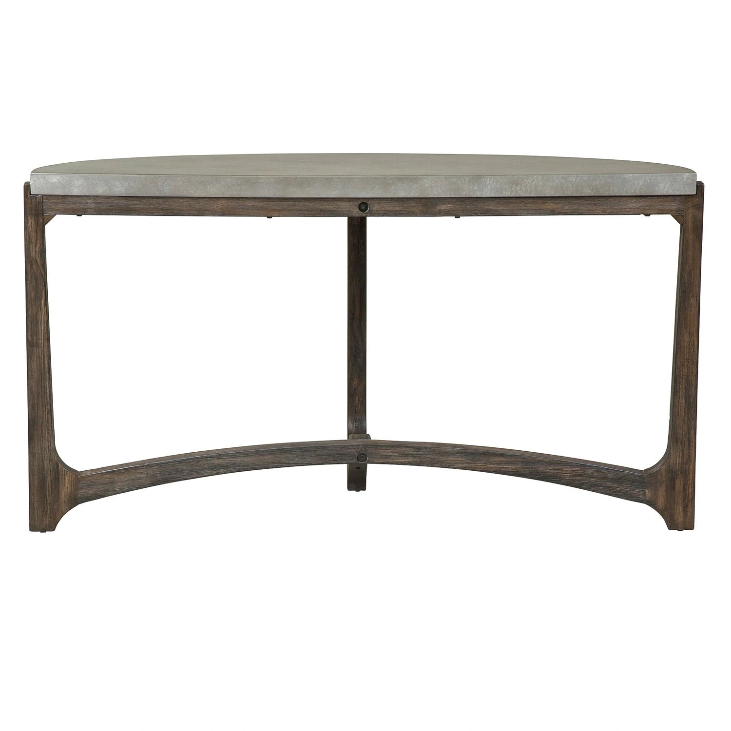 Cascade Sofa Table in Wire Brush Rustic Brown image